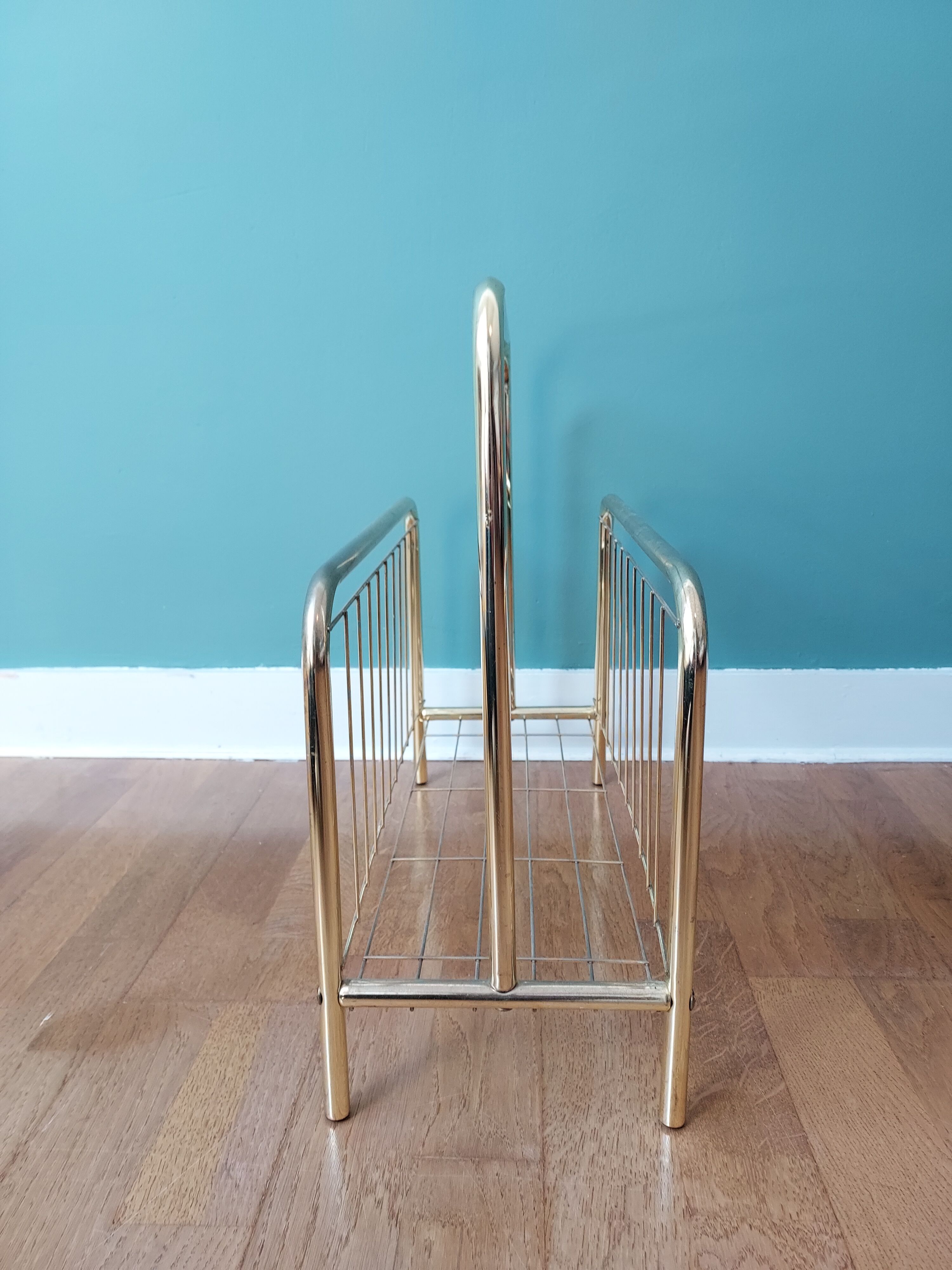 Gilded metal magazine door