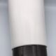 White and brown white and brown form évase vase leaf pattern - 40 cm