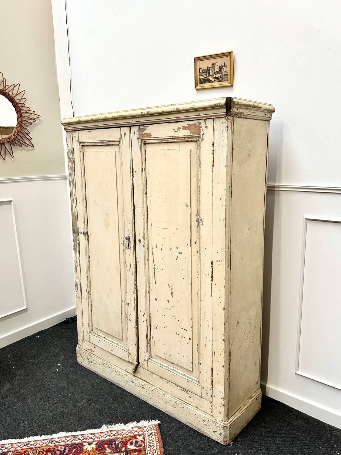 Old hosiery cabinet