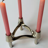 Vintage MCM modular candleholder by Fritz Nagel for BMF