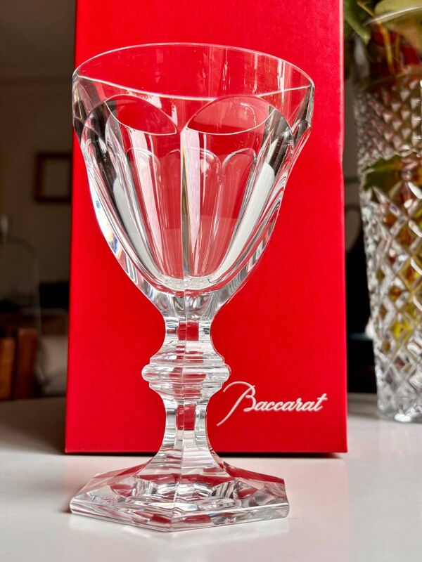 Harcourt verre à eau dans sa boîte Baccart