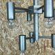 XL 60s 70s Chandelier Chandelier Pendant Lamp Chrome & Metal Design 60s 70s
