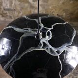 Hand-painted metal galaxy pendant light, 1980s