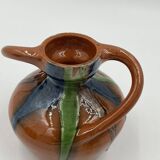 Set of 4 Flemish art nouveau stoneware