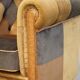 Unique fabric patchwork Chesterfield club armchair in English style