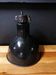 Industrial vintage factory pendant lamp, enamelled metal, 60s