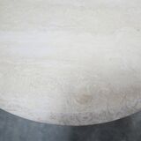 Vintage side table in travertine
