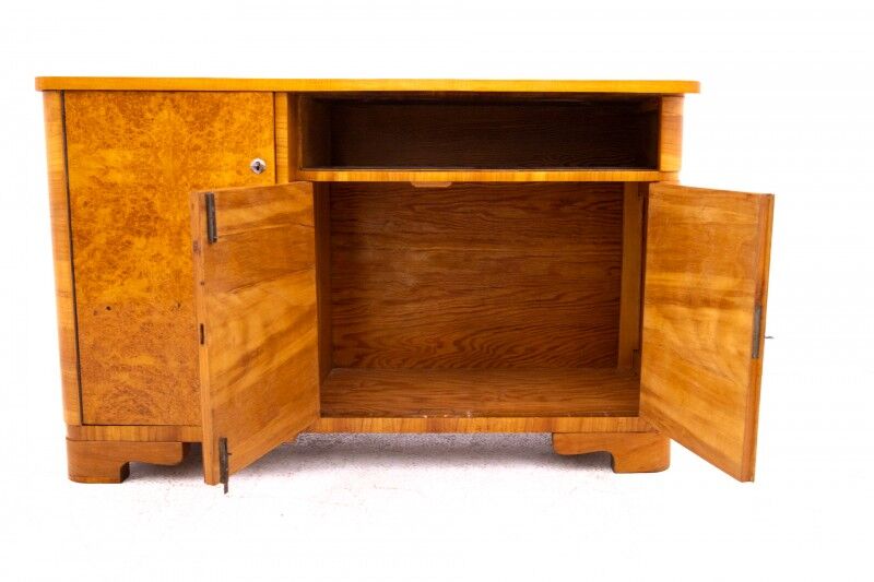 Art Deco chest of drawers from the 1930s/1940s, Poland