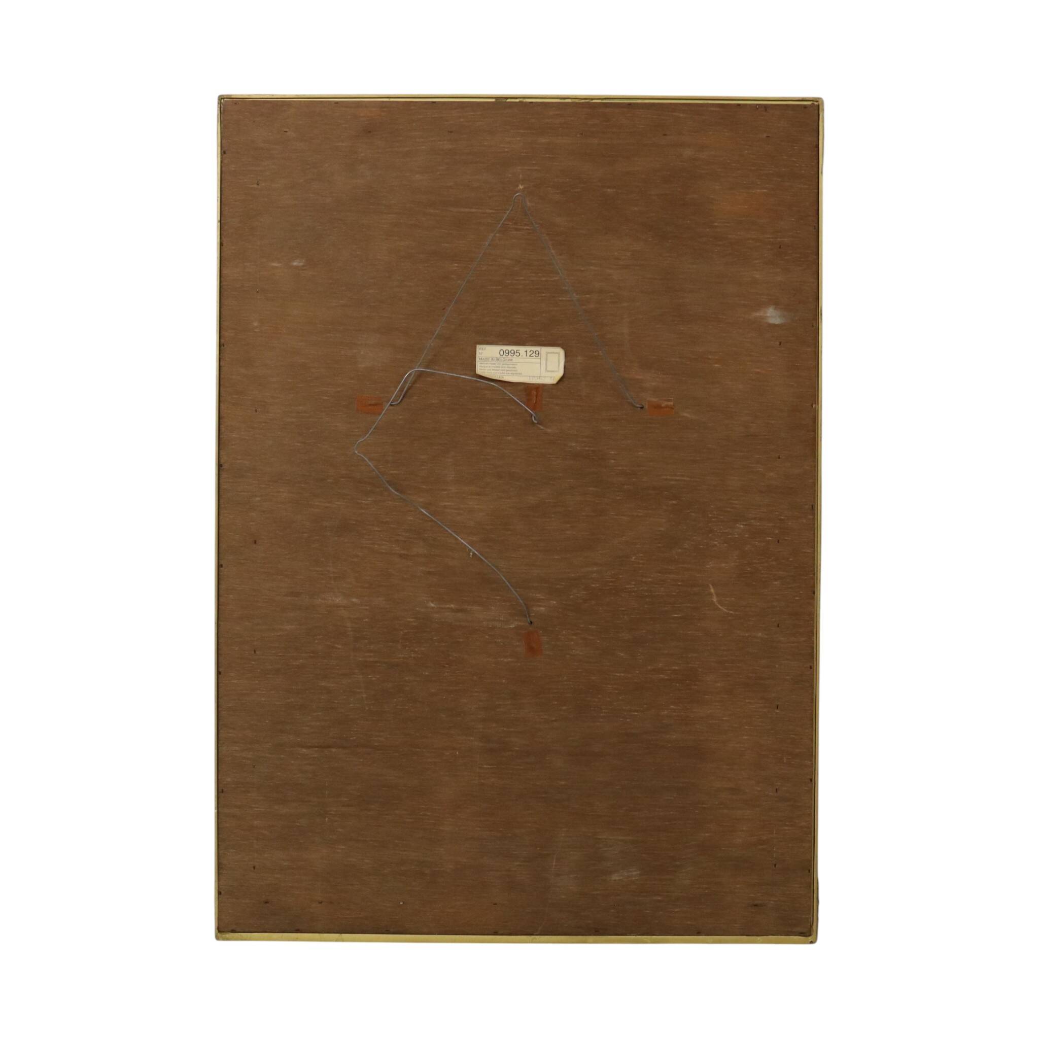 Miroir Deknudt à bords biseautés classiques, style baroque, 95 cm