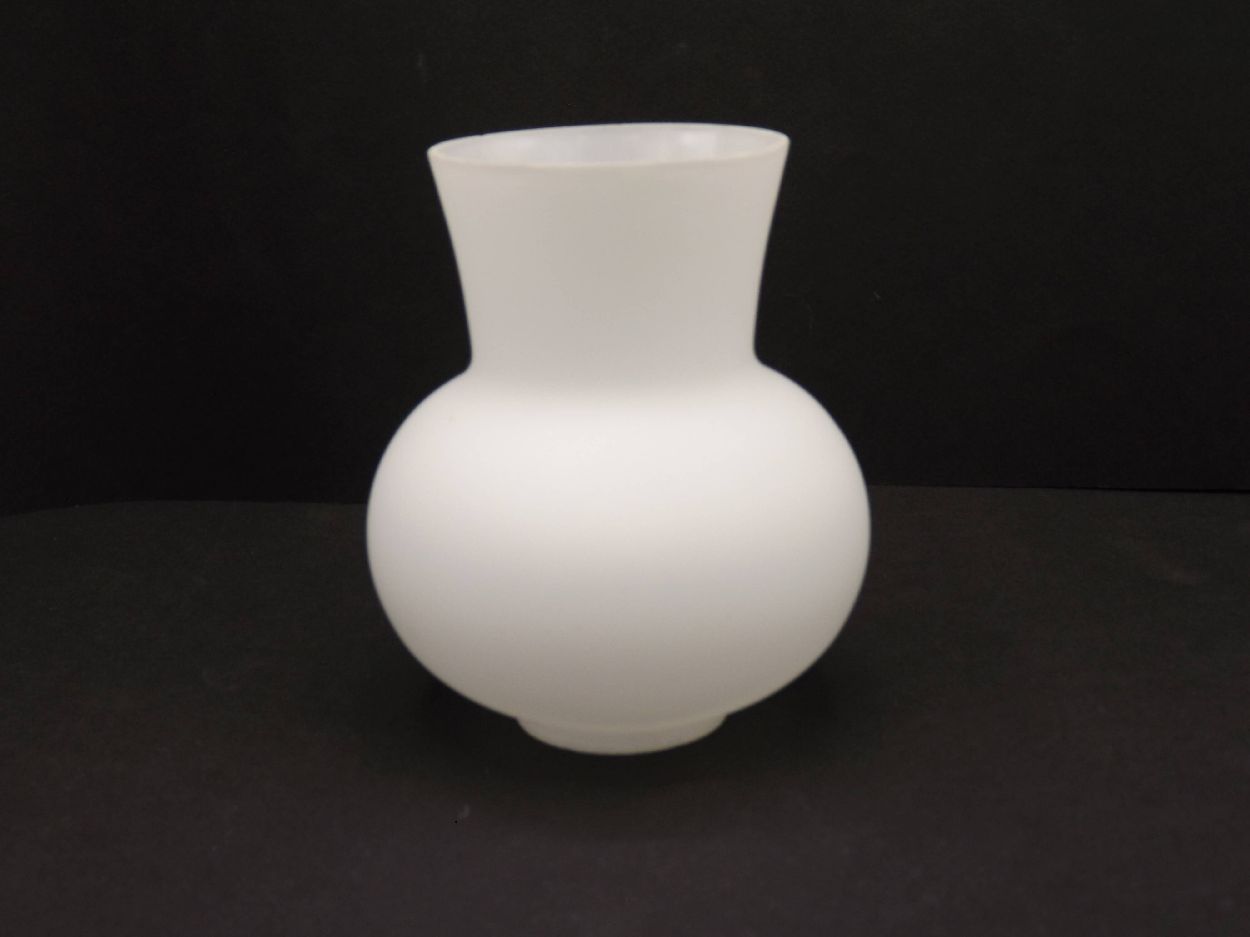Opaque white glass lampshade