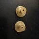 pair of Empire handles in solid chiselled brass