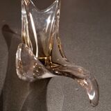 Smoked glass catchall from the seventies.