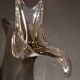 Smoked glass catchall from the seventies.