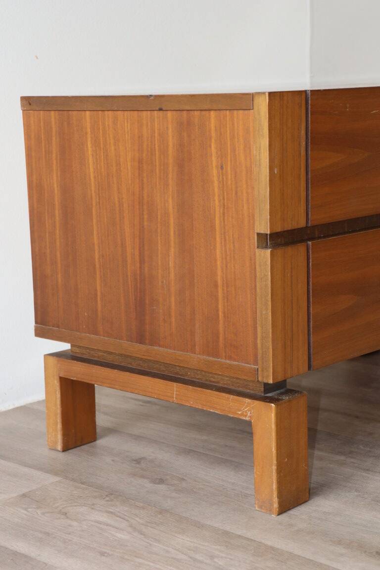Pair of vintage wooden bedside tables, 1970s