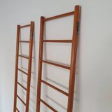 Vintage stick cabinet from the 50s/60s, 180 x 80 x 37 cm