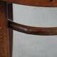 Antique bentwood stool from early 1900s with a seat with beautiful details