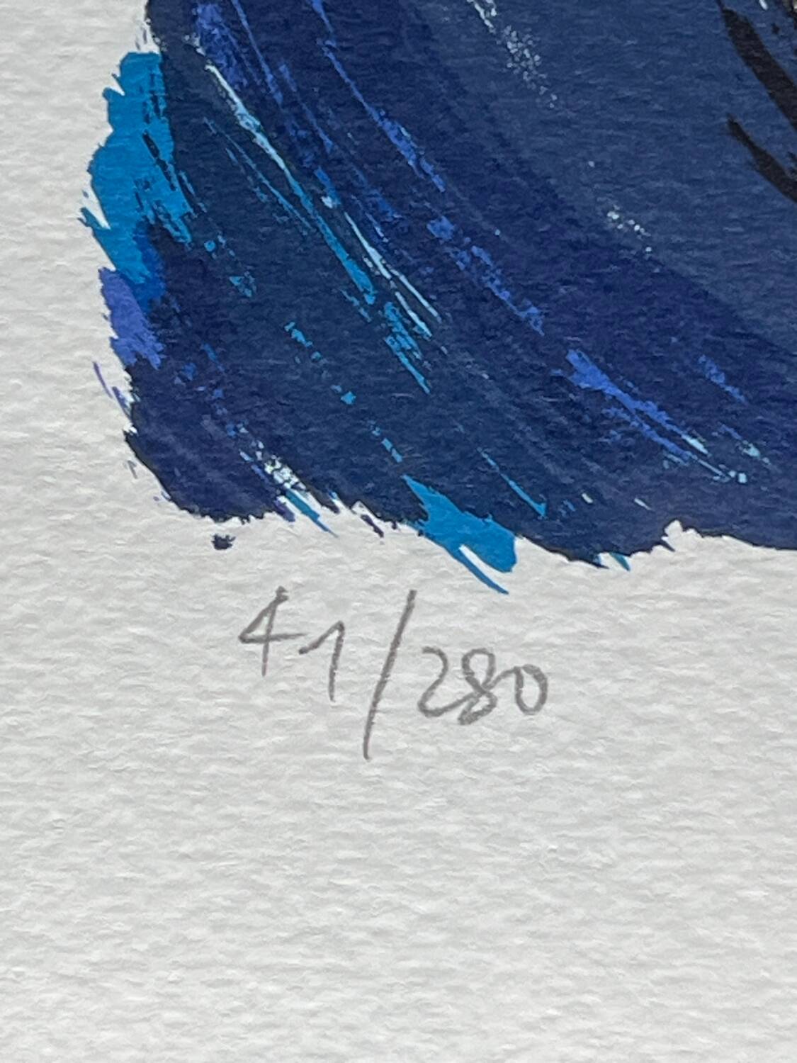 Original lithograph gérard pasquier – numbered and signed