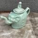 Vintage Chinese Porcelain Teapot - Elephant and Girl on Lid