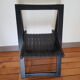 Chaise pliante noire
