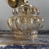 Bubbled glass wall light