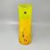 1970s Luxury Yellow Handrafted Vase in Murano Glass by Maestro del Vetro. M