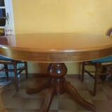 Table ronde avec rallonge