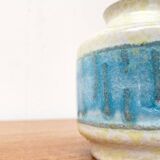 East German pottery vase from the GDR mid-century Strehla Keramik, 1960s.