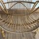 Rattan shell chair