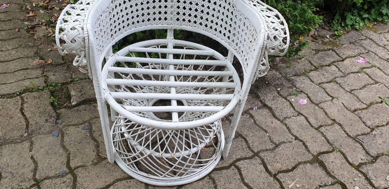 Emmanuelle rattan armchair