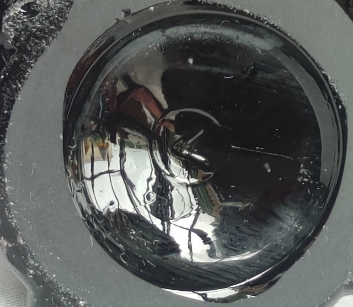 Old blown glass soliflore vase