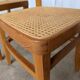 Set of 3 Vintage Wooden Dining Chairs with Cane Seat - Mid-Century Yugoslav