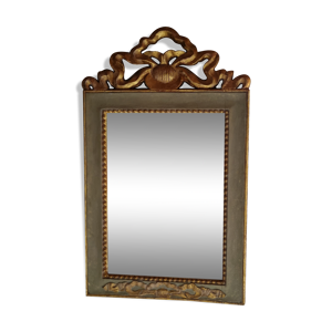 miroir mural en bois