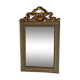 Golden wooden wall mirror 70s 70x115cm