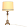 Classic Empire style table lamp, 1950s