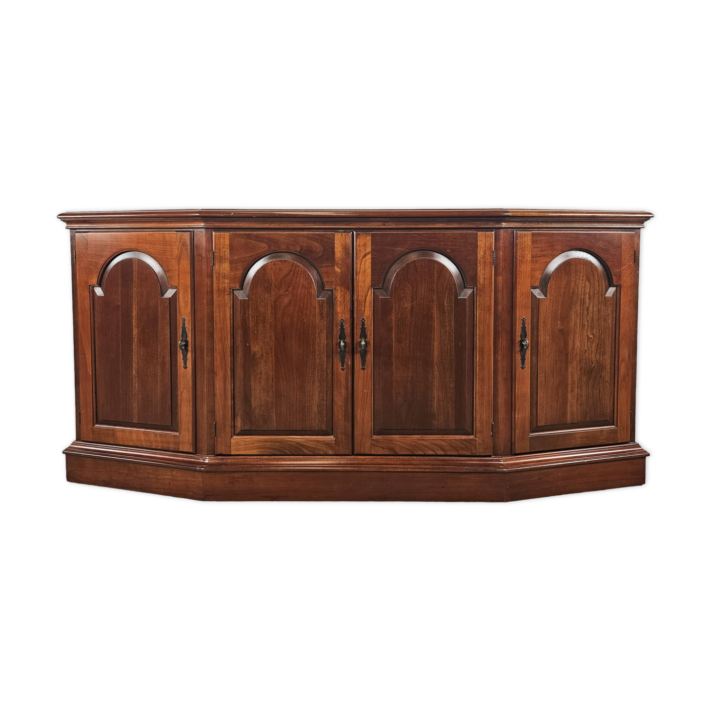 Buffet de salon ou d'entrée en merisier par Fantoni