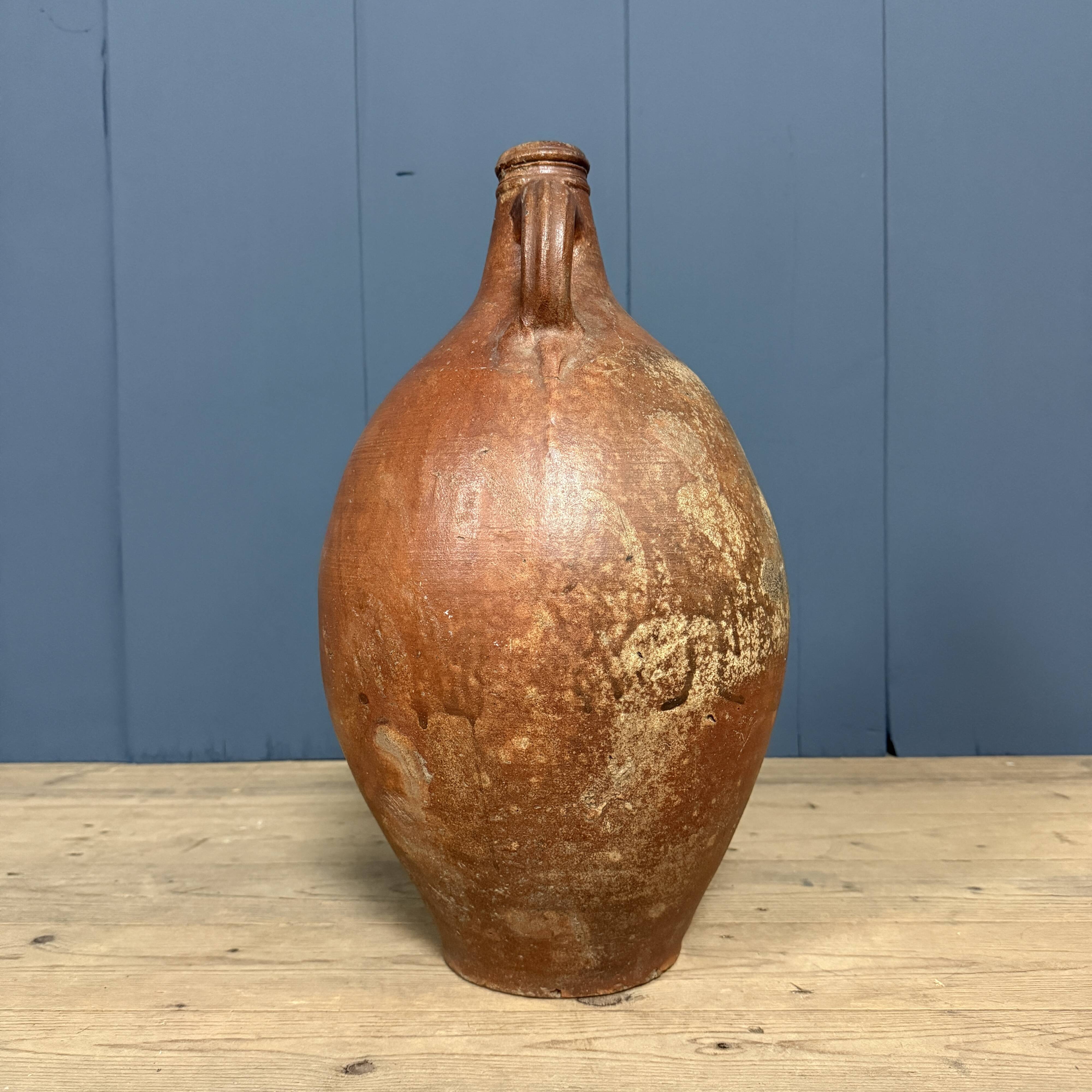 Large size earthenware beardman jug