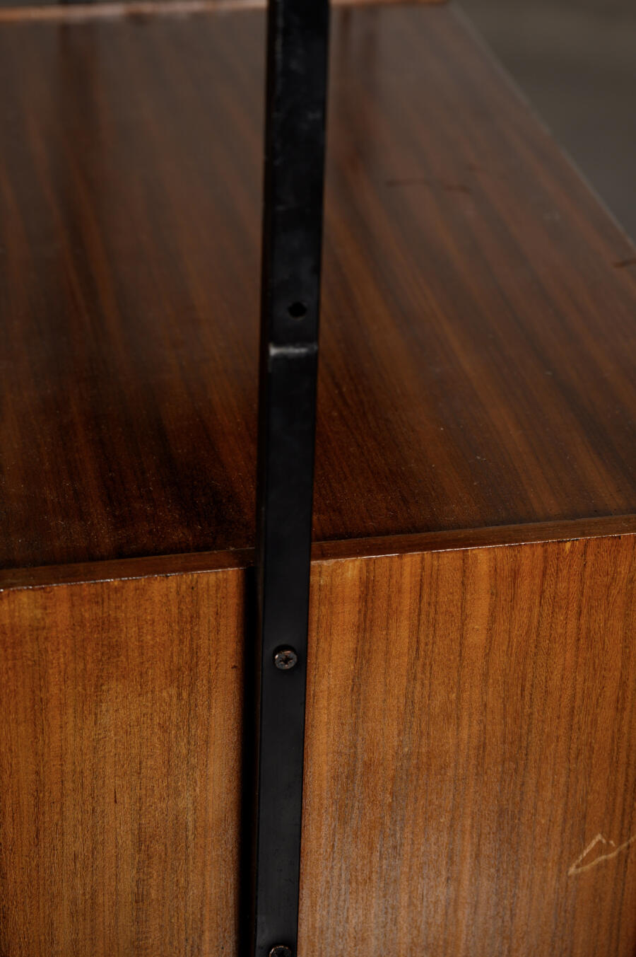 Italian library with a cabinet