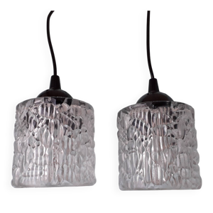 Paire de suspensions - verre