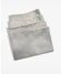 Lot de 4 serviettes anciennes grises monogrammes
