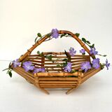 Vintage bamboo basket