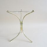 Table d'appoint en verre et métal doré