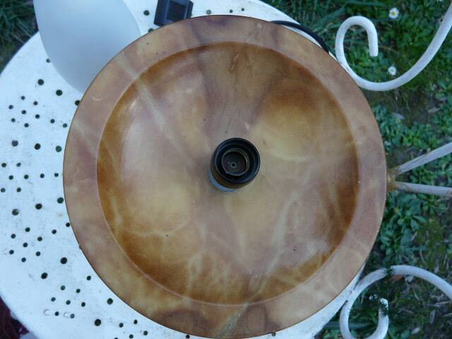 Alabaster table lamp