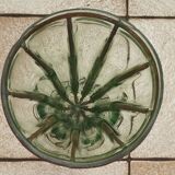 19th-century blown glass vase – Murano style with mount