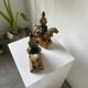 Ming period terracotta equestrian ridge tile