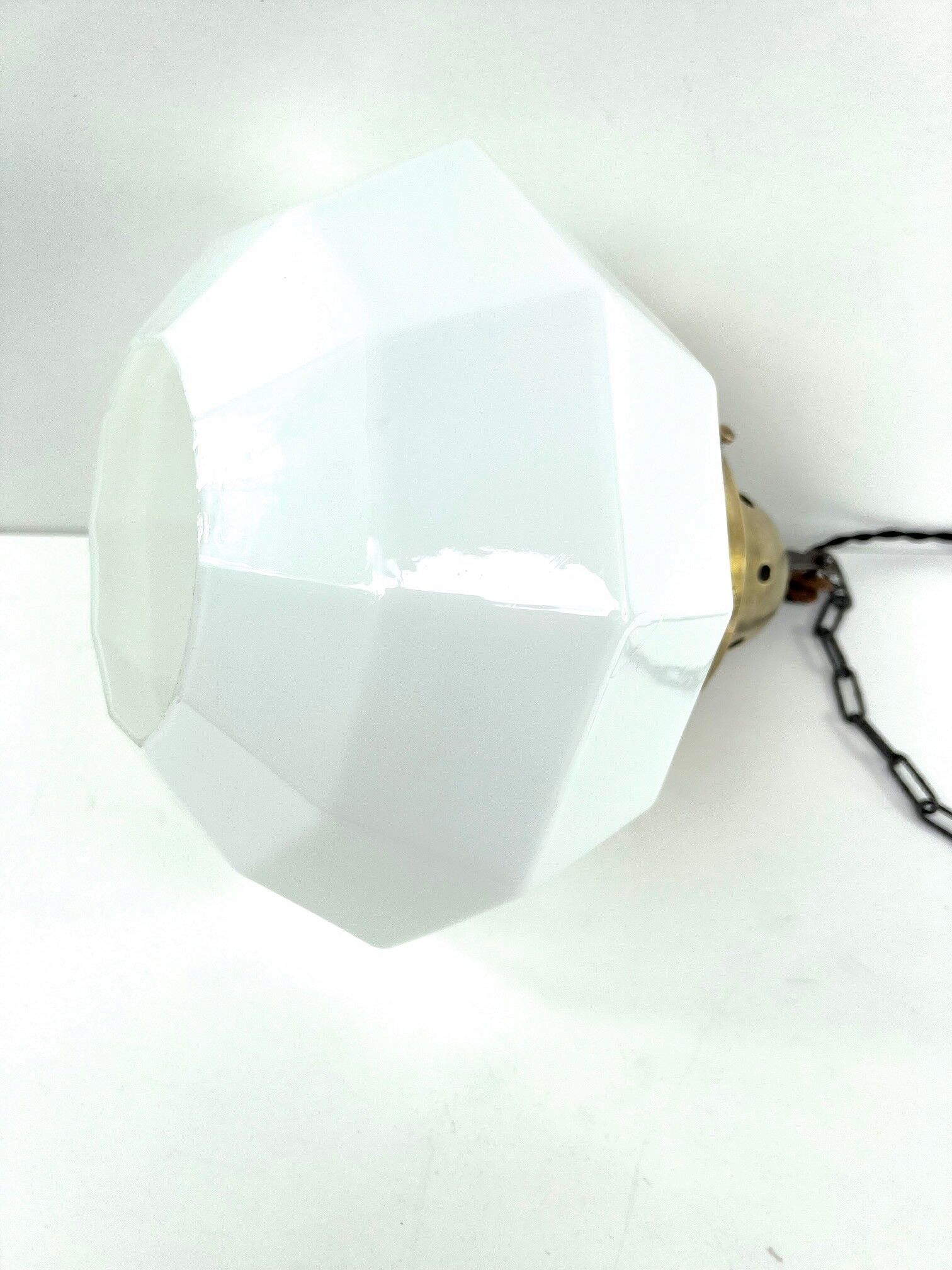 Hanging bag paris 1920 1930 opaline brass