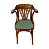 Chaise de bistrot vintage avec accoudoirs
