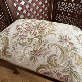 Vintage upholstered stool