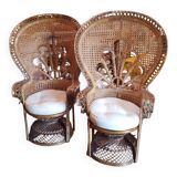 Pair of armchairs emmanuelle