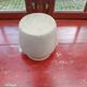 Off-white sandstone pot