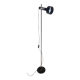 Lampadaire lampe spot vintage noir vers 1960